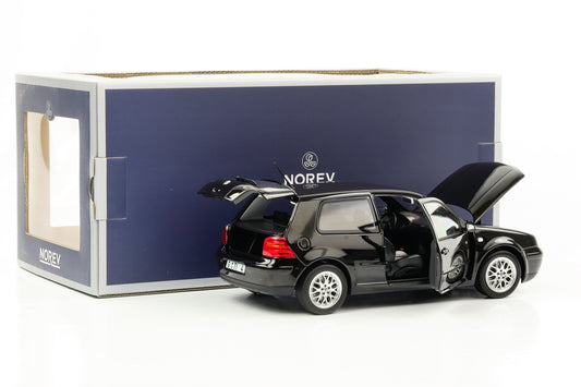 1:18 VW Golf IV GTI 1998 nero Norev 188574 apertura completa