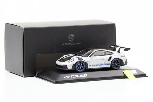 1:43 Porsche 911 992 GT3 RS 2022 ice gray-blue Spark Dealer