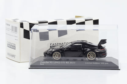 1:43 Porsche 911 992 GT3 RS 2023 noire Minichamps