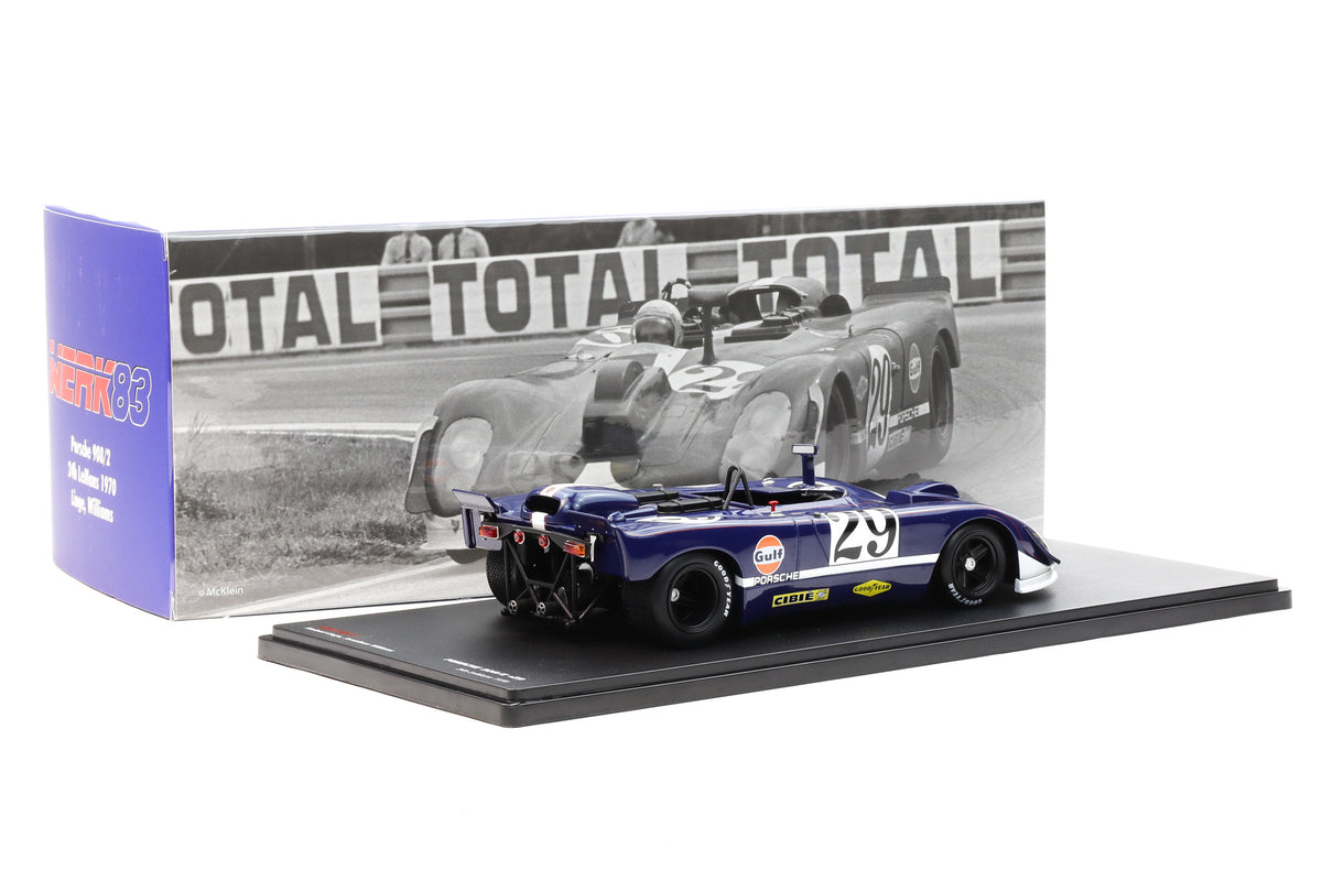 1:18 Porsche 908/02 #29 9th 24h LeMans 1970 Linge Williams Camera Car Werk83