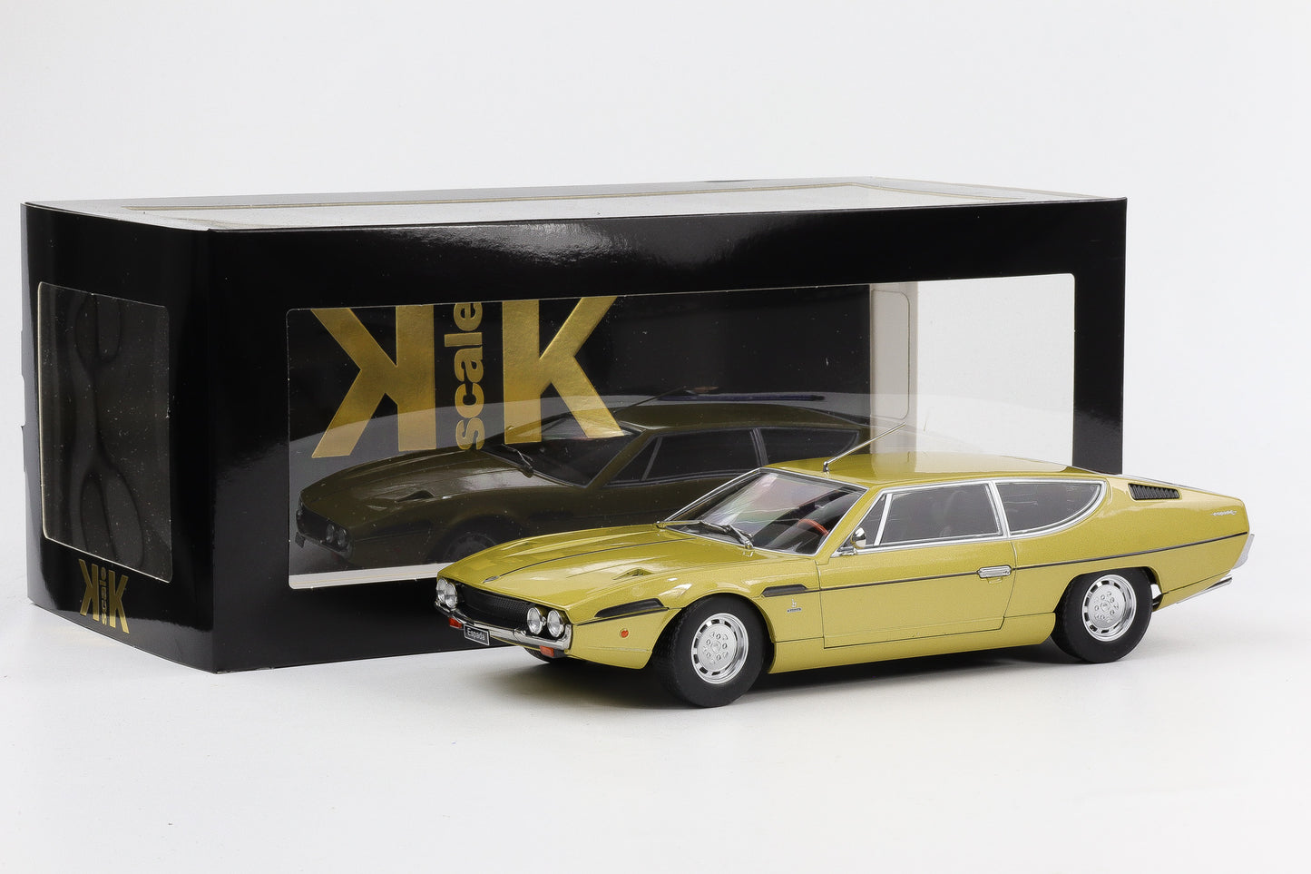 1:18 KK-Scale Lamborghini Espada S2 Coupe 1970 V12 Bertone goldmetallic diecast