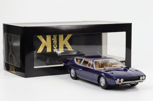 1:18 KK-Scale Lamborghini Espada S2 Coupe 1970 V12 Bertone darkblue-metallic diecast
