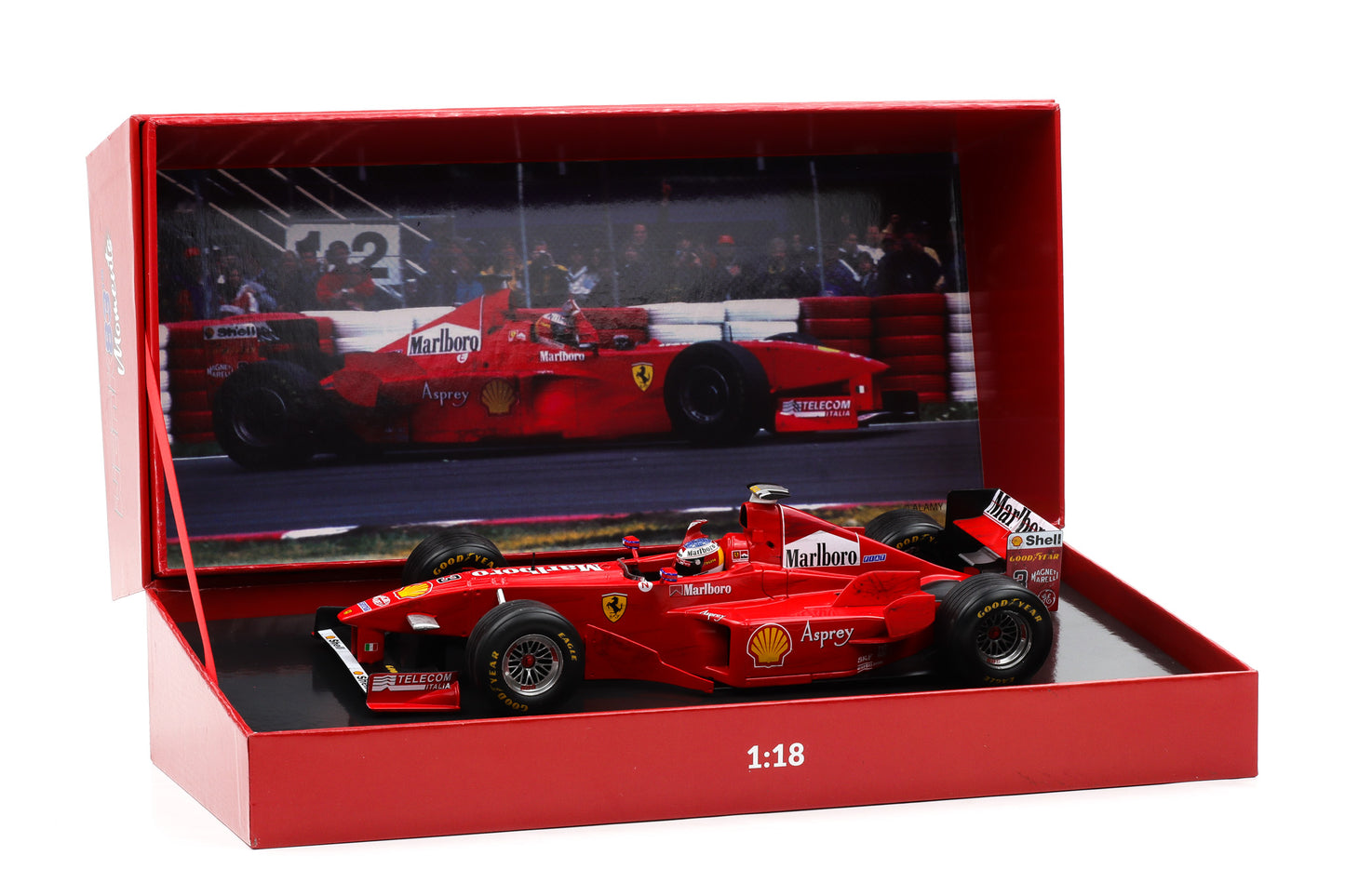 1:18 Ferrari F300 #3 Sieger Kanada GP Formel 1 1998 Schumacher Collector`s Box