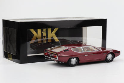 1:18 KK-Scale Lamborghini Espada S2 Coupe 1970 V12 redmetallic mit Figur Ferruccio