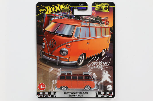 1:64 Hot Wheels Volkswagen VW Samba Bus 1967 Boulevard #114 Premium