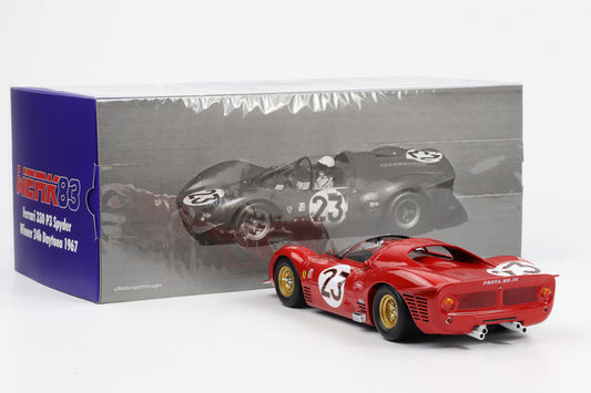 1:18 Ferrari 330 P3 Spider #23 24H Daytona Winner 1967 Bandini Amon WERK83 diecast