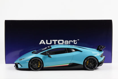 1:12 AUTOart Lamborghini Huracan Performante 2017 Blu Glauco solid blue 12077