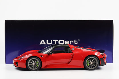 1:12 AUTOart Porsche 918 Spyder 2013 guards red 12122