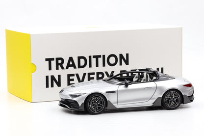 1:18 NZG Mercedes-Benz AMG Pure Speed silber metallic 4,0 V8 BITURBO