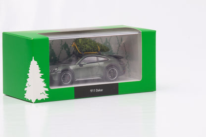 1:43 Porsche 911 992 Dakar Coupe Xmas 2023 green Spark WAP Dealer