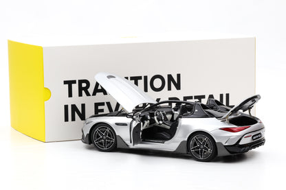 1:18 NZG Mercedes-Benz AMG Pure Speed silber metallic 4,0 V8 BITURBO
