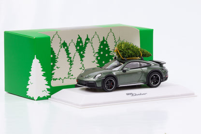 1:43 Porsche 911 992 Dakar Coupe Natal 2023 verde Spark Revendedor WAP