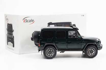 1:18 Mercedes-Benz AMG G63 W463 4x4 2022 smaragdgrün metallic iScale 500 Stk.