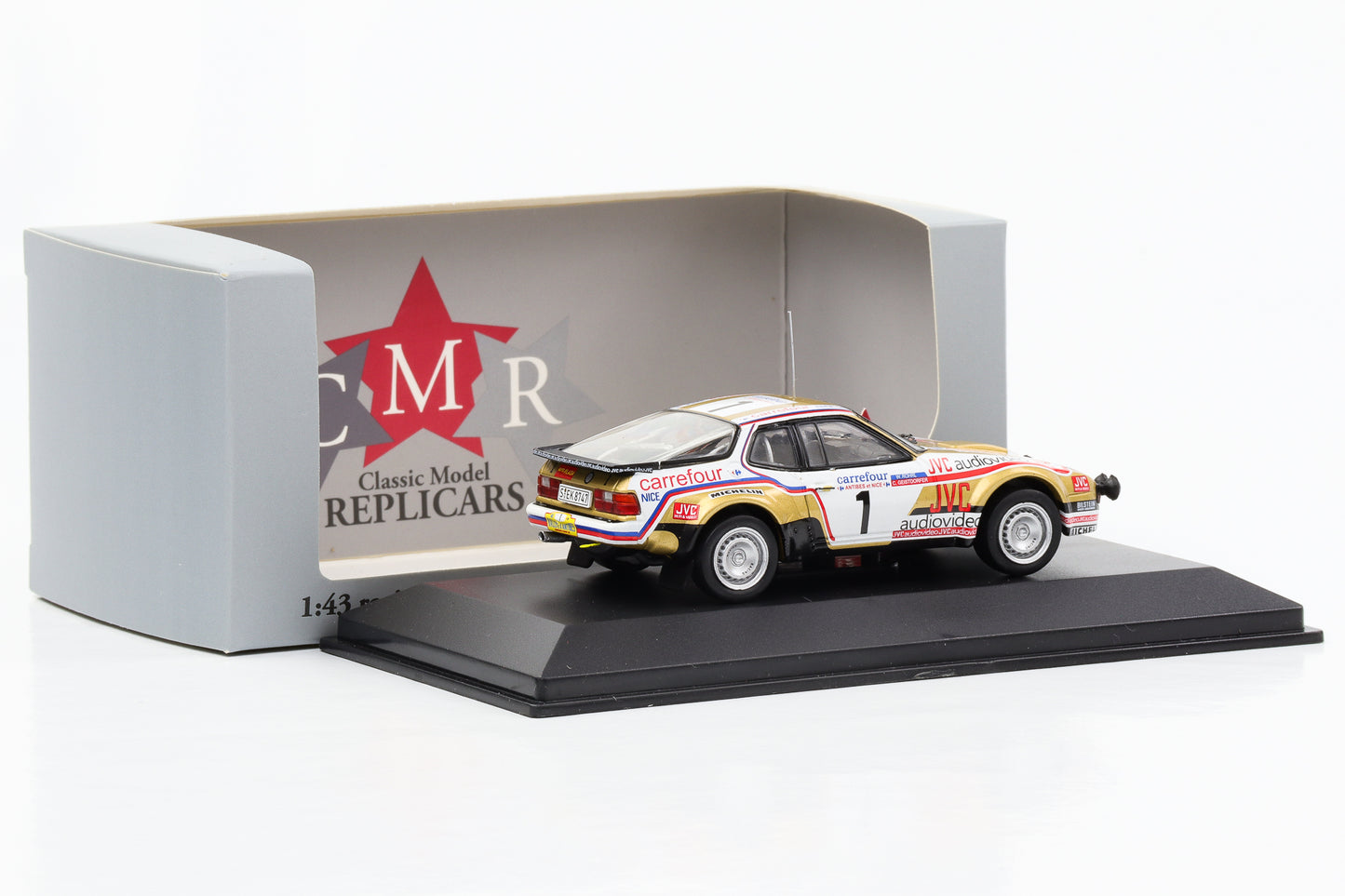 1:43 Porsche 924 Carrera GTS #1 Rallye d'Antibes 1981 Röhrl Geistdörfer CMR moulé sous pression