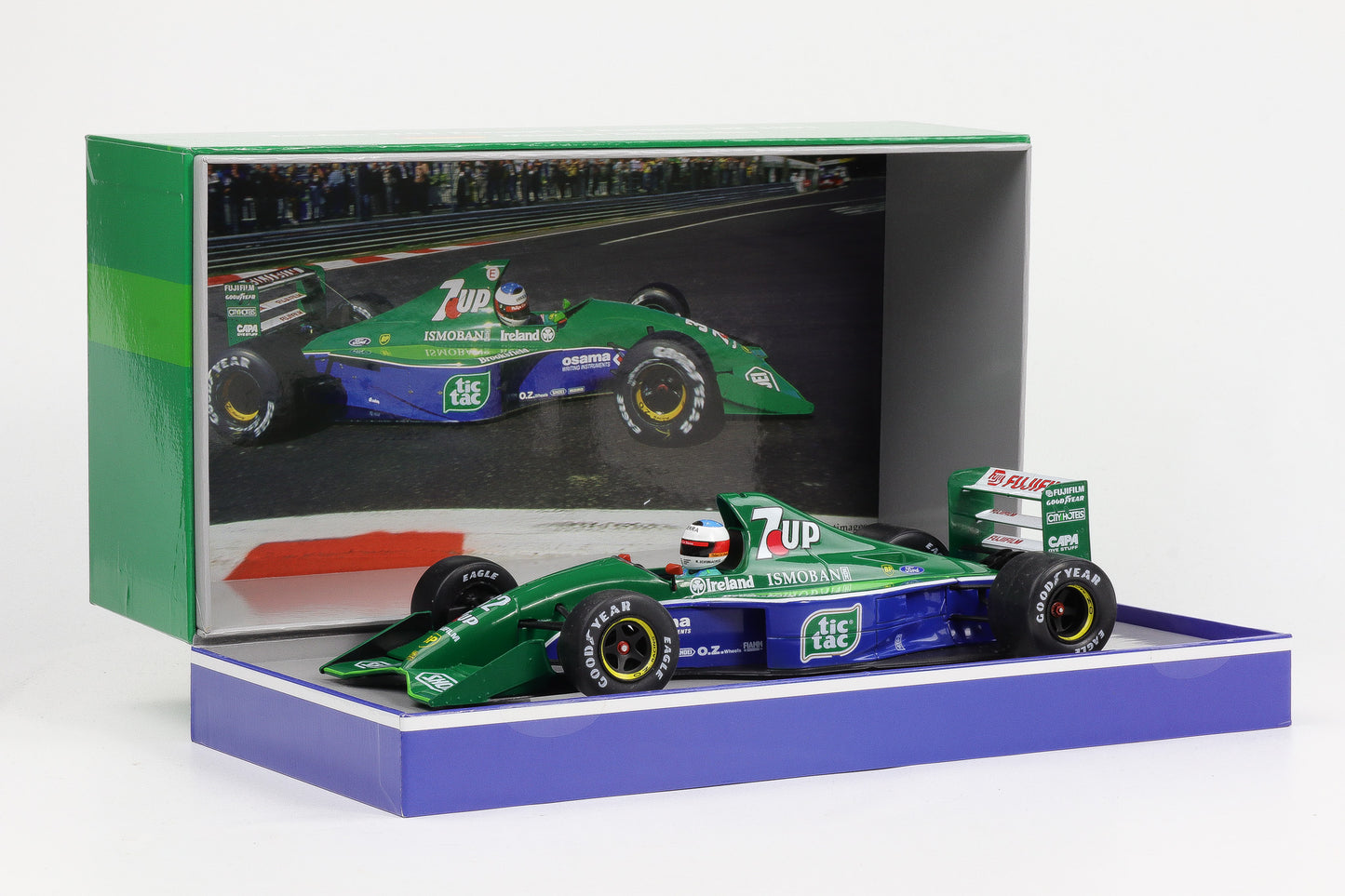 1:18 Werk83 Jordan 191 Ford Schumacher Formel 1 Belgien 1991 Giftbox
