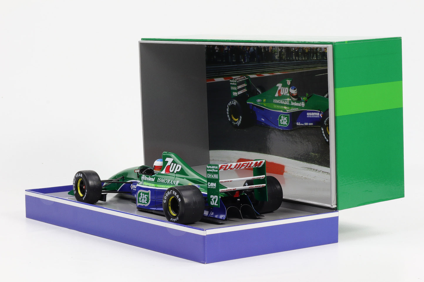 1:18 Werk83 Jordan 191 Ford Schumacher Formel 1 Belgien 1991 Giftbox