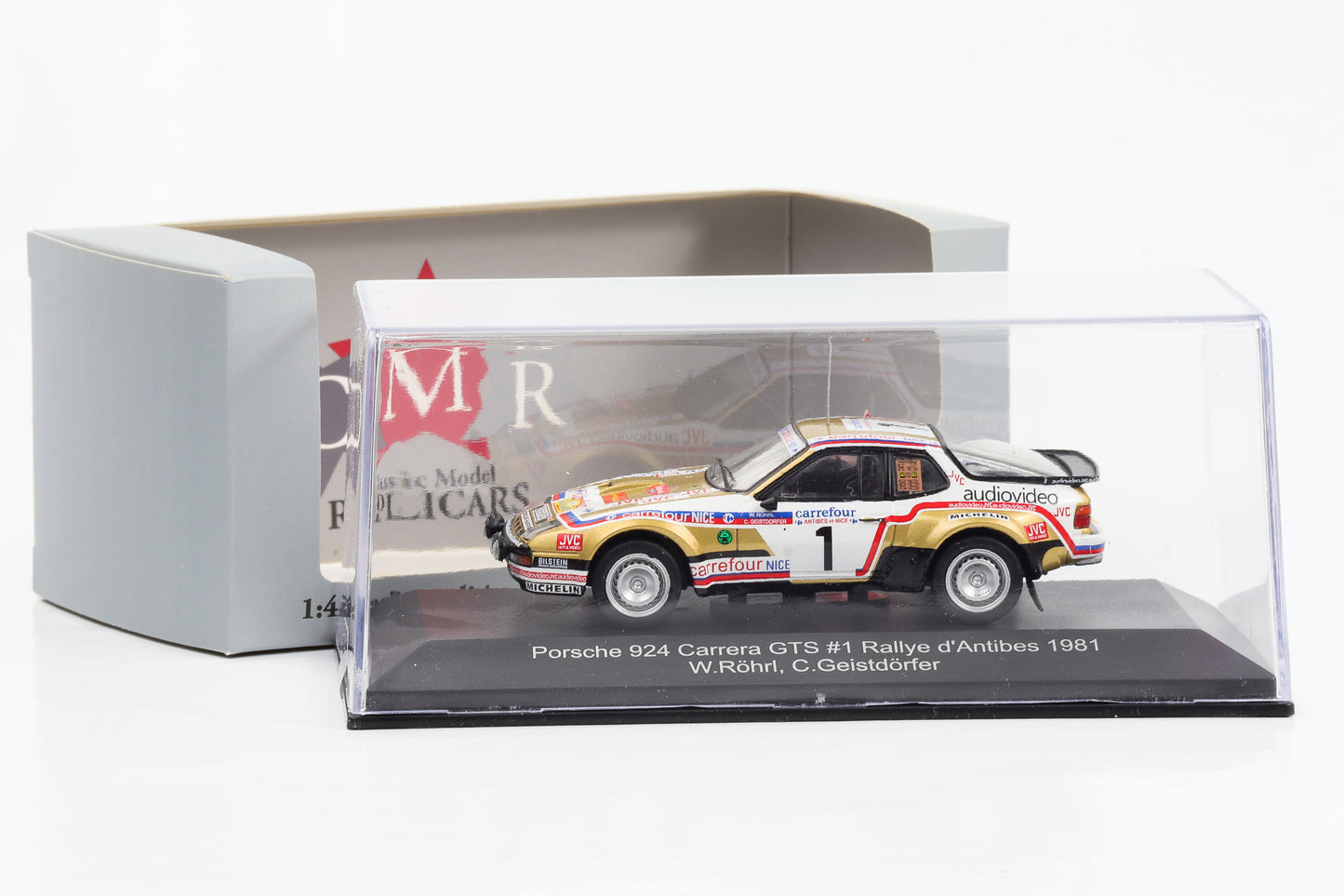 1:43 保时捷 924 Carrera GTS #1 Rallye d'Antibes 1981 Röhrl Geistdörfer CMR 压铸