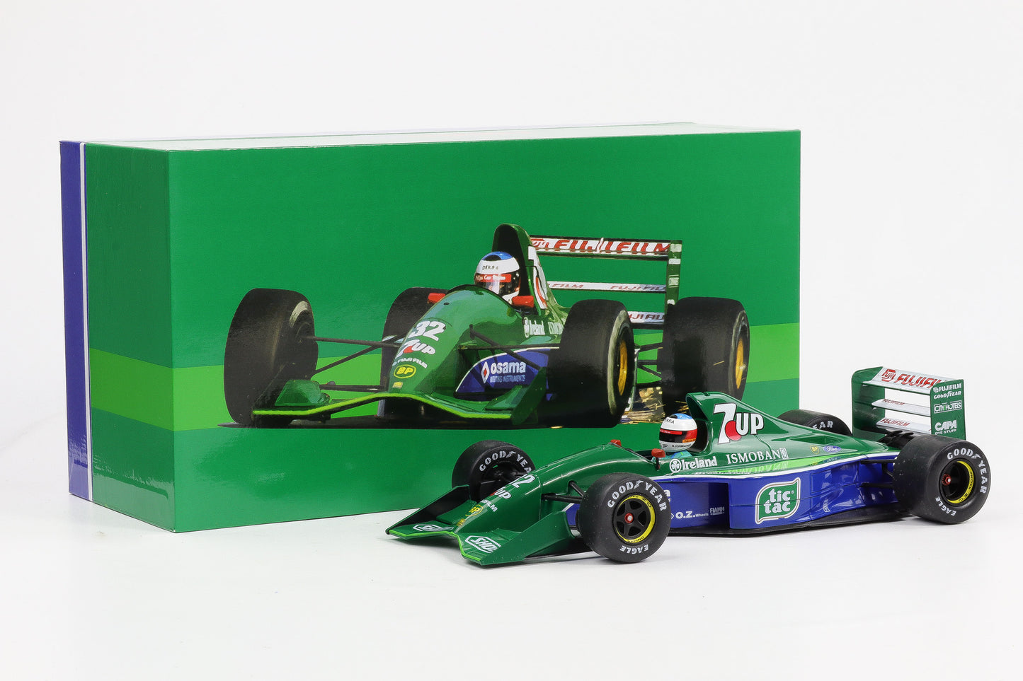 1:18 Werk83 Jordan 191 Ford Schumacher Formel 1 Belgien 1991 Giftbox