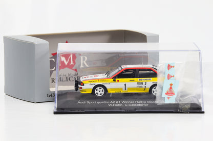 1:43 Audi Sport Quattro A2 Vainqueur Rallye Monte Carlo 1984 Röhrl Geistdörfer CMR