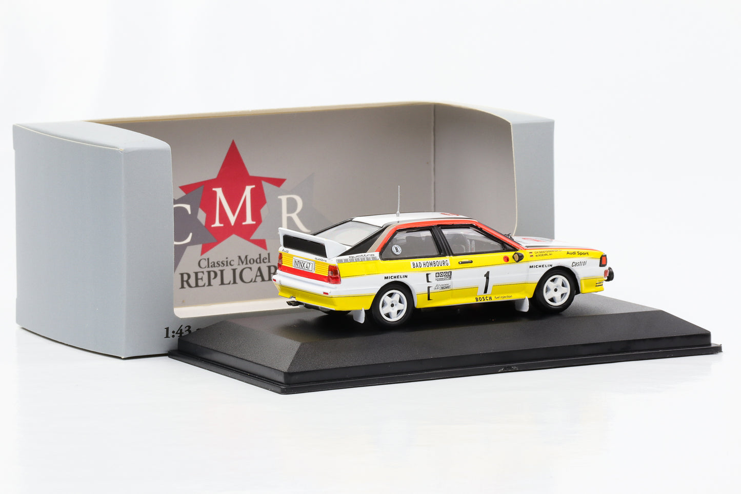 1:43 Audi Sport Quattro A2 Vainqueur Rallye Monte Carlo 1984 Röhrl Geistdörfer CMR