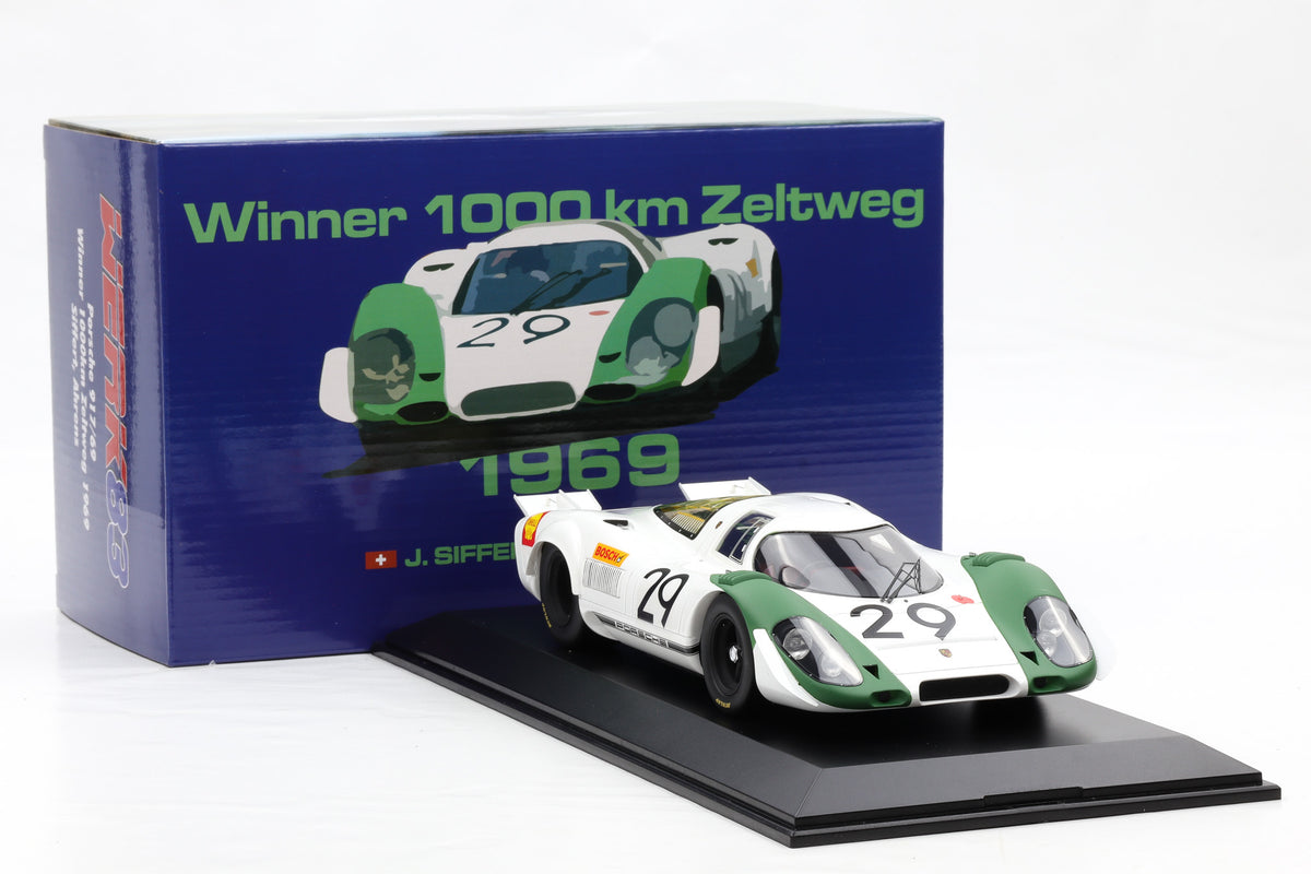 1:18 Porsche 917/69 #29 Winner 1000km Zeltweg 1969 + Vitrine Werk83