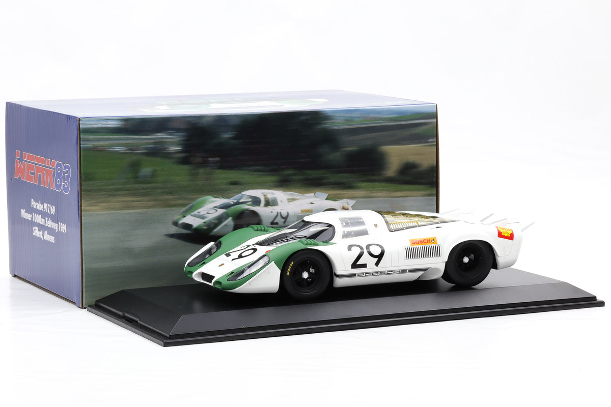 1:18 Porsche 917/69 #29 Winner 1000km Zeltweg 1969 + Vitrine Werk83