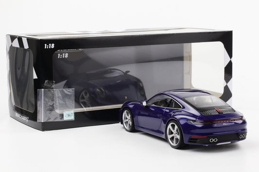 1:18 Minichamps Porsche 911 992 Carrera 4S 2019 Enzianblau-metallic Film Bad Boys