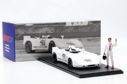 1:18 Porsche 908/02 #48 2nd 12h Sebring 1970 + Figur McQueen WERK83