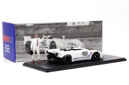 1:18 Porsche 908/02 #48 2nd 12h Sebring 1970 + Figur McQueen WERK83