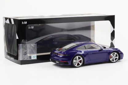 1:18 Minichamps Porsche 911 992 Carrera 4S 2019 Enzianblau-metallic Film Bad Boys