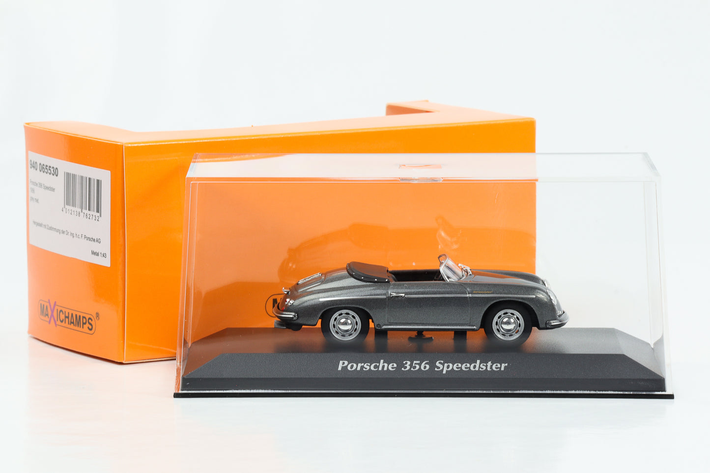 1:43 Porsche 356 Speedster 1956 metallic grau Maxichamps Minichamps