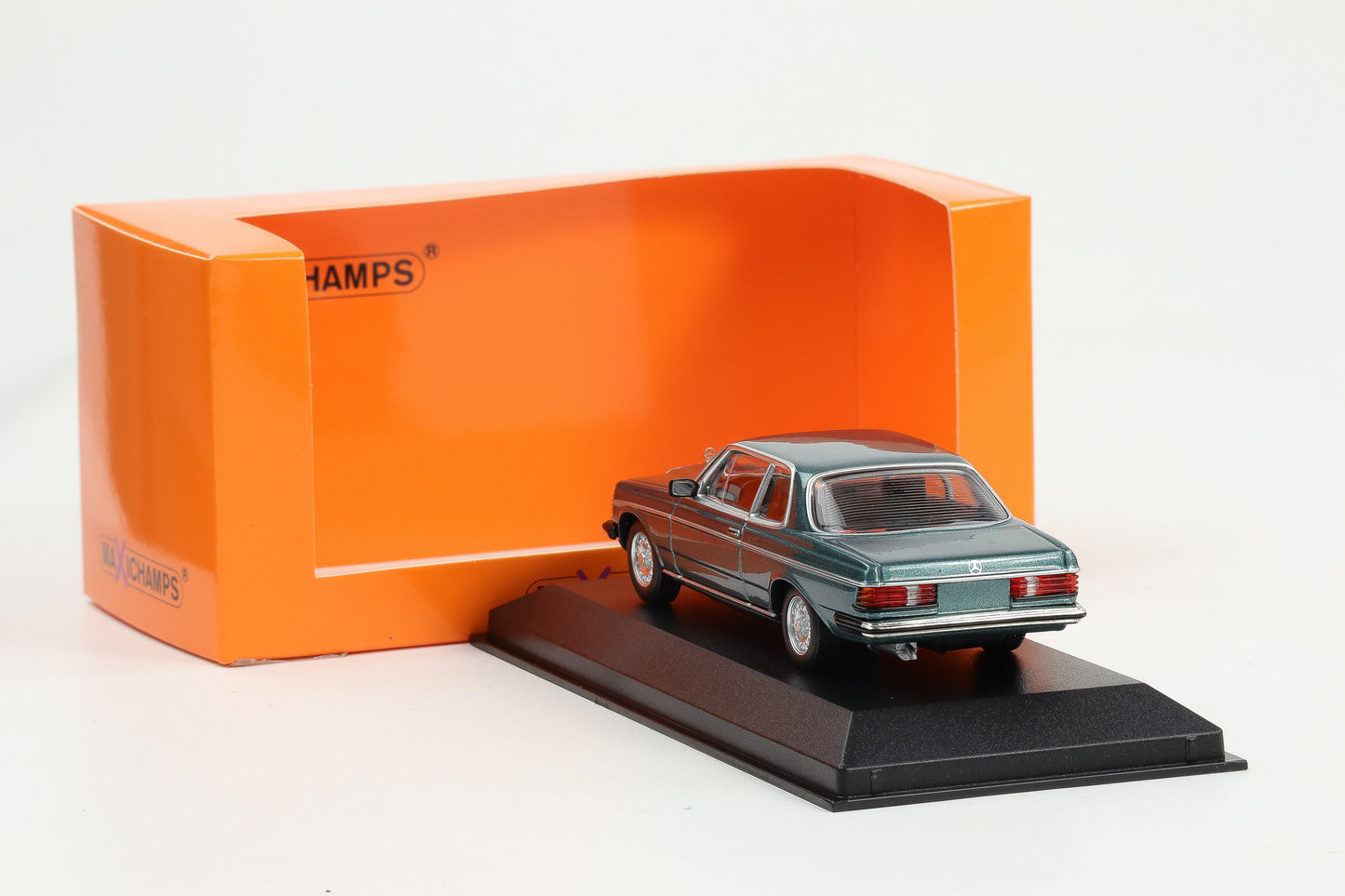 1:43 Minichamps Mercedes-Benz W123 Coupe 1976 metallic petrol Maxichamps