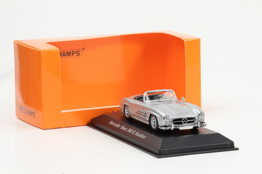 1:43 Minichamps Mercedes-Benz 300 SL Roadster 1957 silber Maxichamps