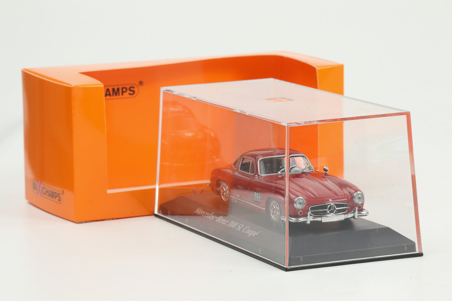 1:43 Minichamps Mercedes-Benz 300 SL Coupe Gullwing 1955 rot Maxichamps