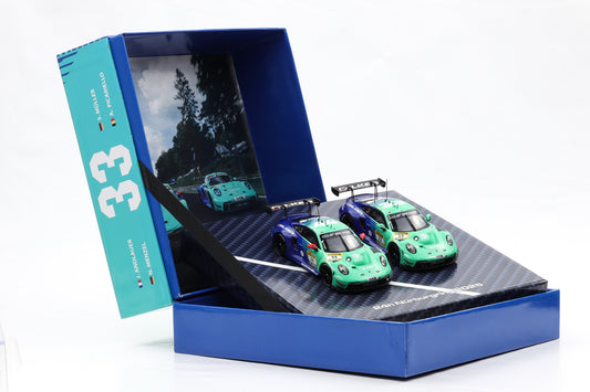 1:43 IXO Porsche 911 GT3 R #33 #44 Nürburgring 2025 Falken Set Collector`s Box