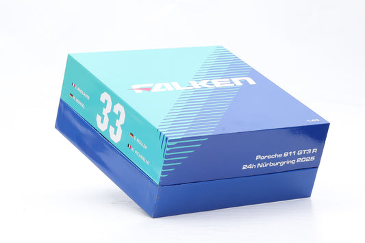 1:43 IXO Porsche 911 GT3 R #33 #44 Nürburgring 2025 Falken Set Collector`s Box