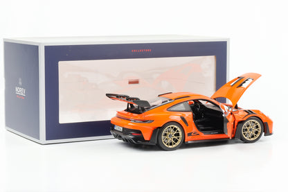 1:18 Porsche 911 992 II GT3 RS 2022 Gulf Orange goldene Felgen Norev 187360