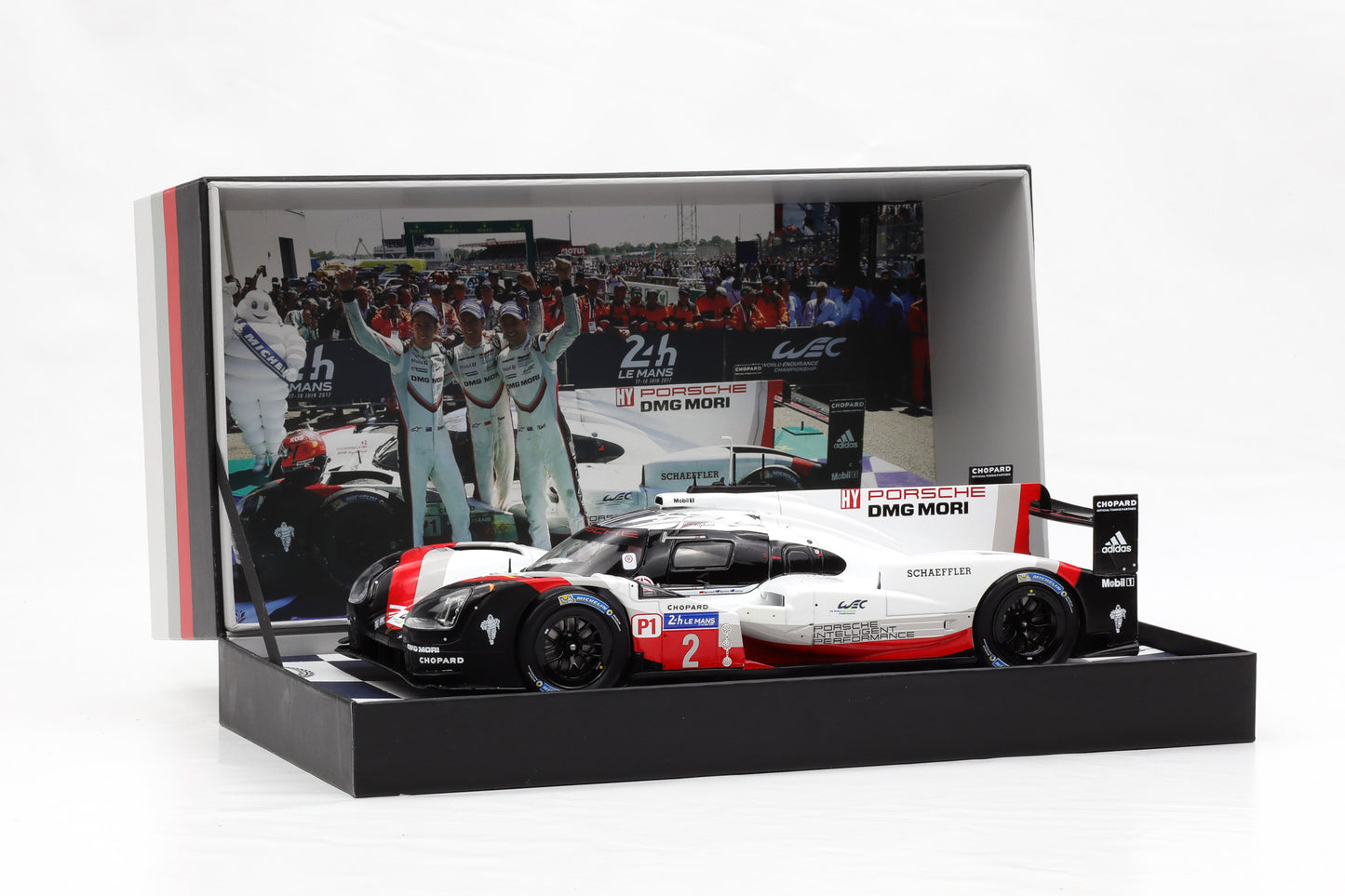 1:18 IXO Porsche 919 Hybrid #2 Sieger 24h LeMans 2017 Collector's Box