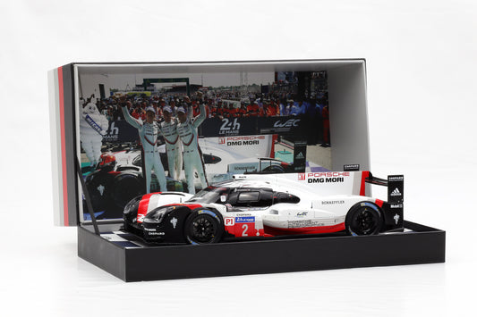 1:18 IXO Porsche 919 Hybrid #2 Sieger 24h LeMans 2017 Collector's Box