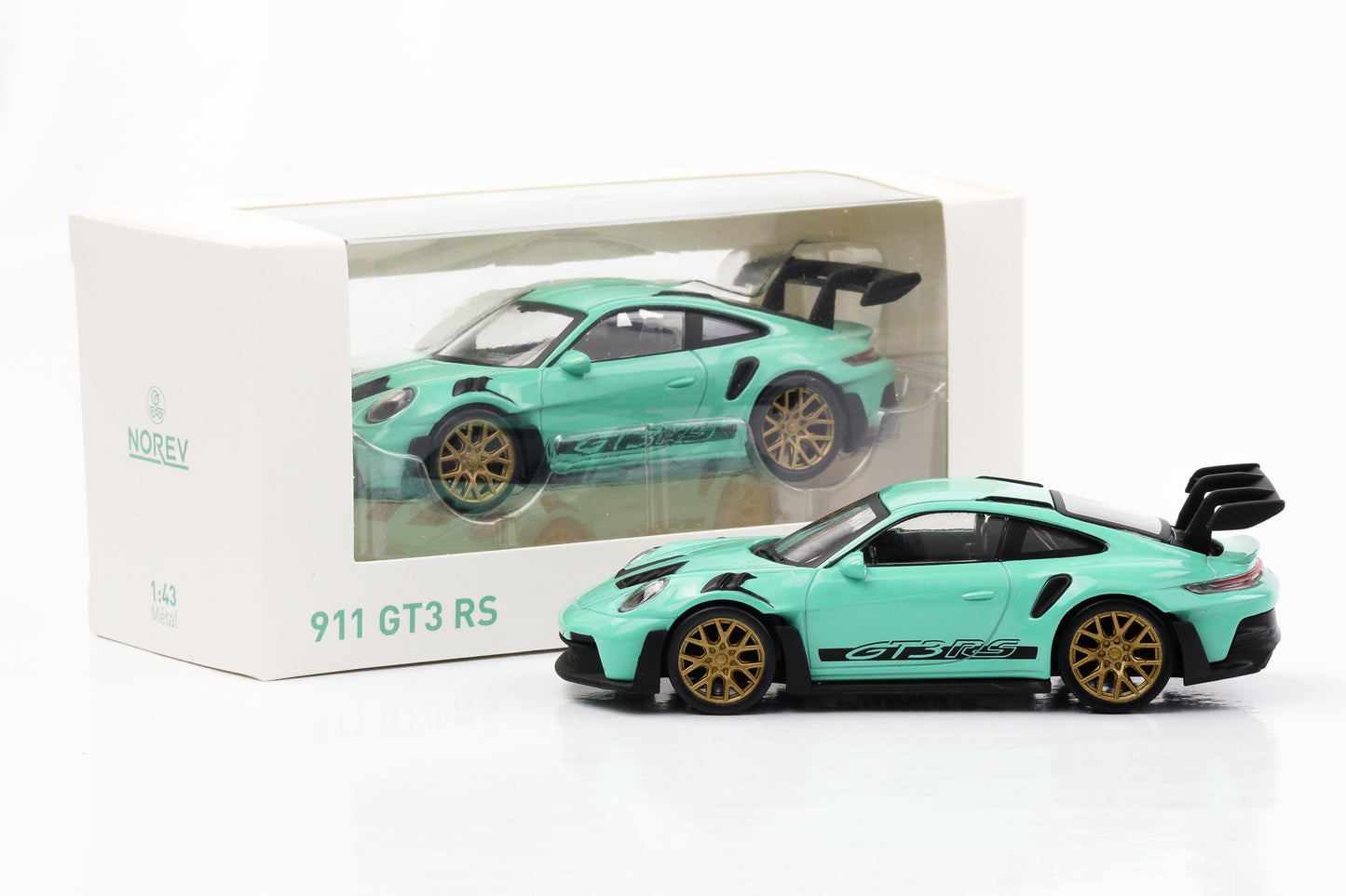 1:43 Porsche 911 992 GT3 RS 2022 mint green Jet Car Norev