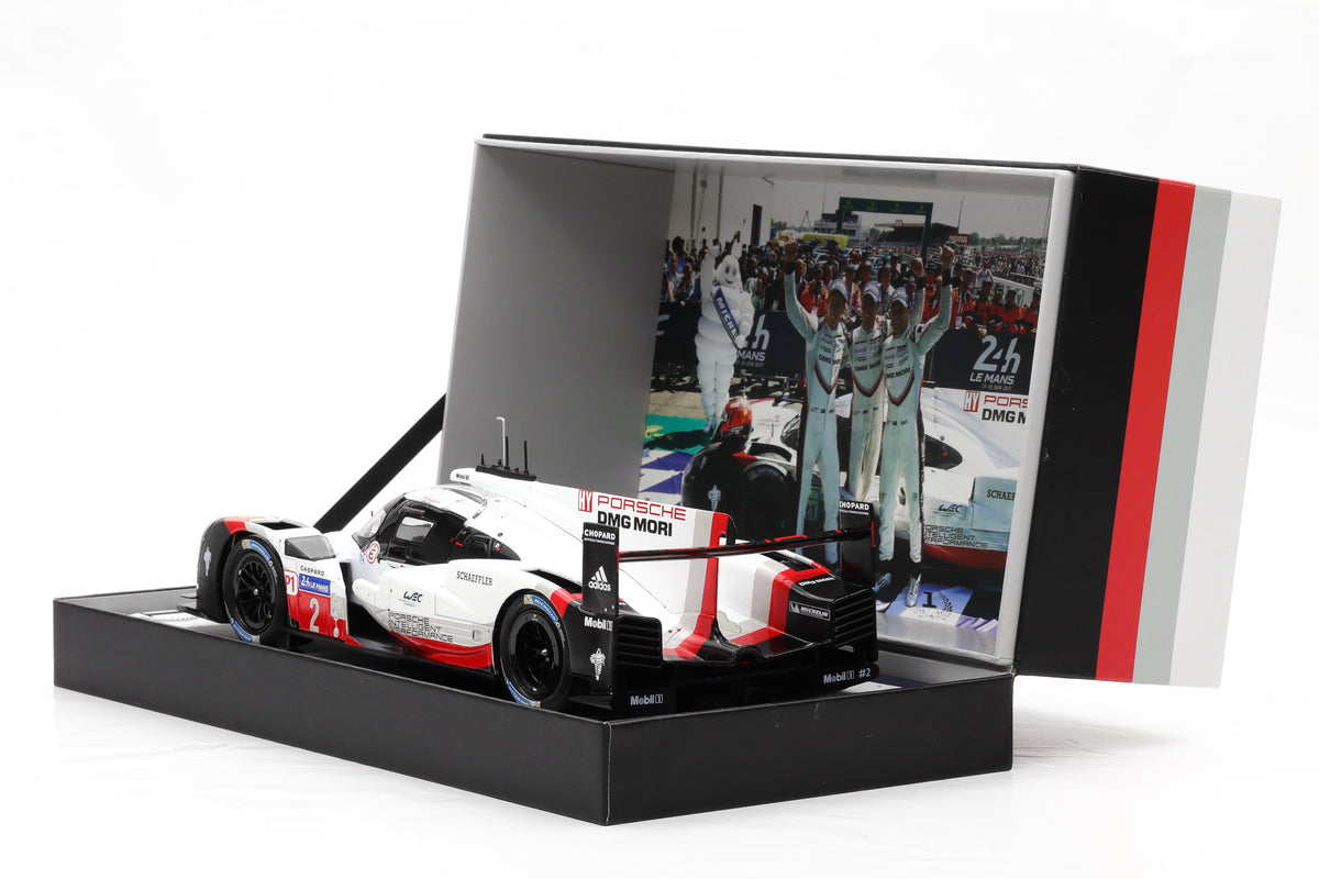 1:18 IXO Porsche 919 Hybrid #2 Sieger 24h LeMans 2017 Collector's Box