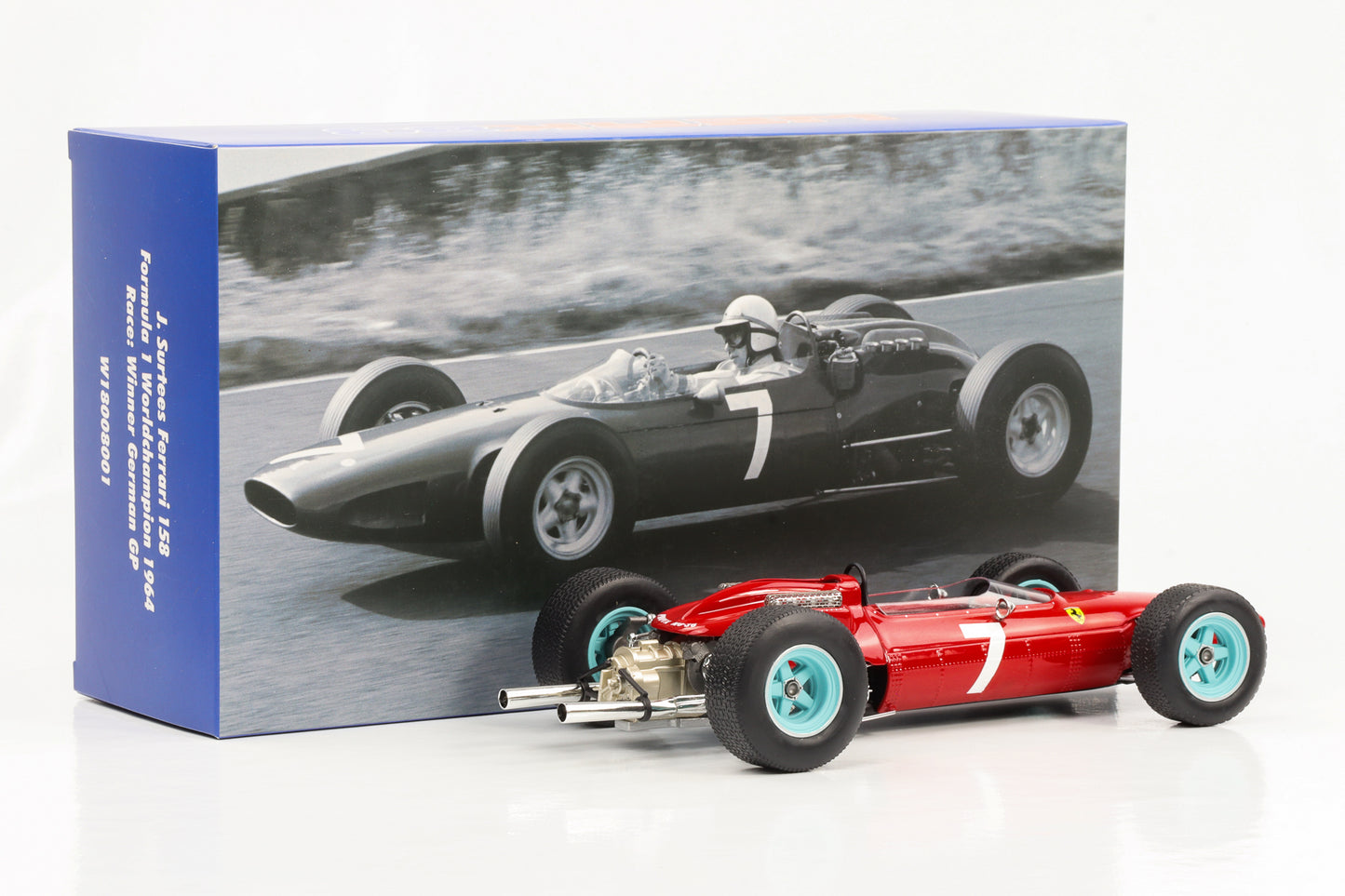 1:18 Ferrari 158 F1 #7 Surtees Campeón del mundo 1964 Ganador GP de Alemania Werk83