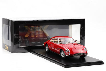 1:18 Ferrari 400 Superamerica Coupe Pininfarina 1962 rot KK Scale + Vitrine