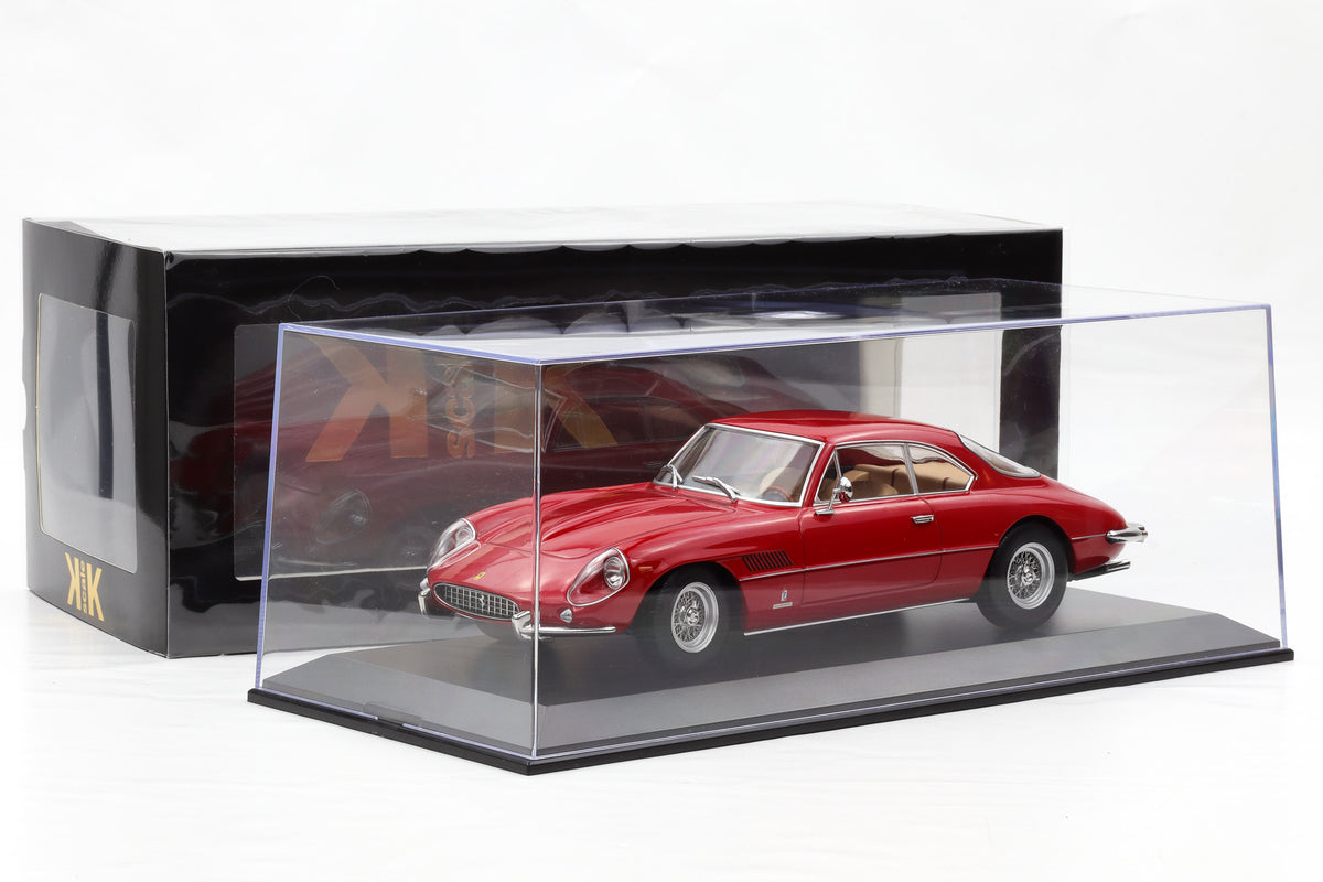 1:18 Ferrari 400 Superamerica Coupe Pininfarina 1962 rot KK Scale + Vitrine