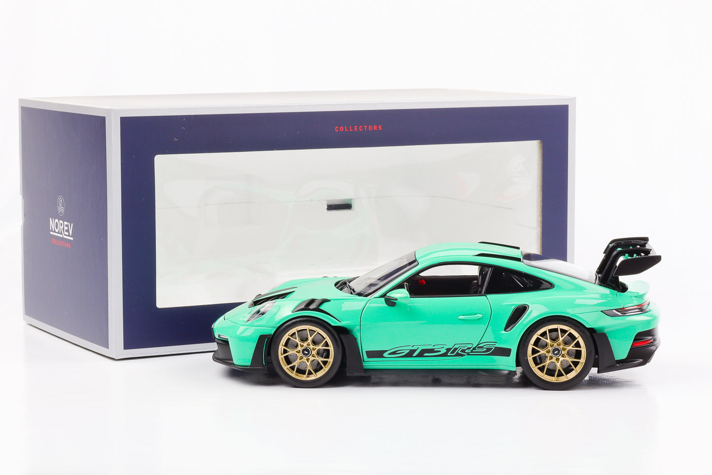 1:18 Porsche 911 992 II GT3 RS 2022 Menta verde jantes ouro Norev 187362