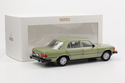1:18 Mercedes-Benz 450 SEL 6.9 W116 Movie Dallas J.R silvergreen metallic Norev