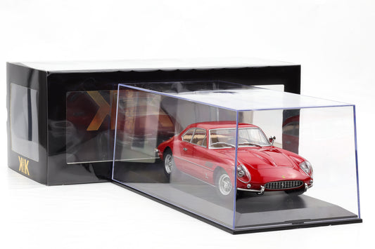 1:18 Ferrari 400 Superamerica Coupe Pininfarina 1962 rot KK Scale + Vitrine