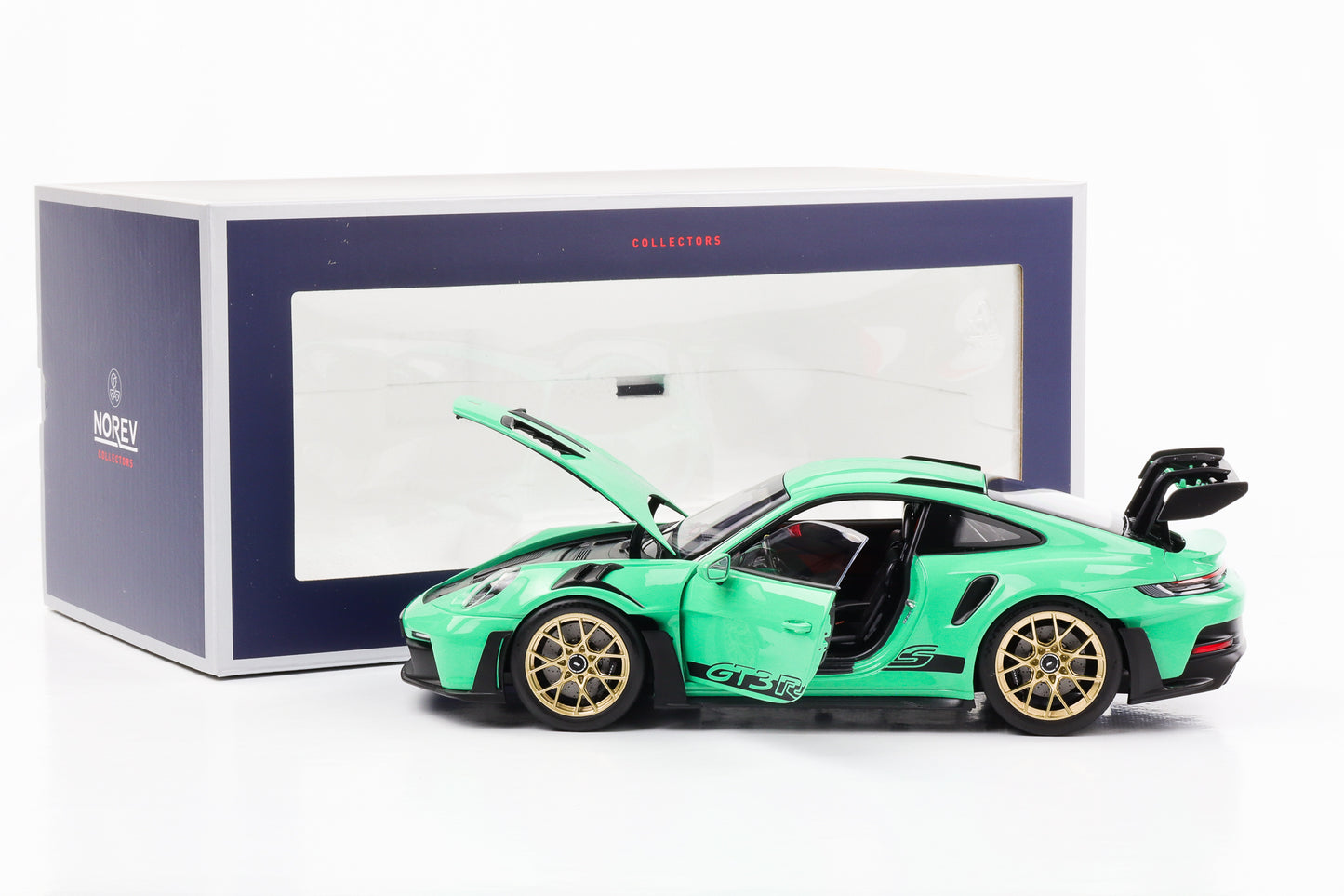 1:18 Porsche 911 992 II GT3 RS 2022 Mint green Felgen gold Norev 187362