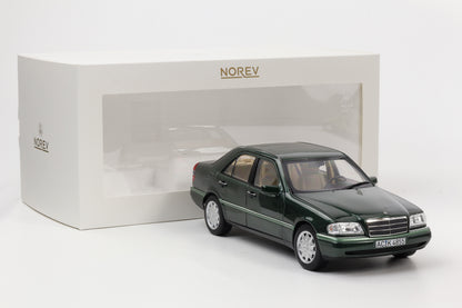 1:18 Mercedes-Benz C 200 W202 Limousine 1993 Malachit green metallic Norev