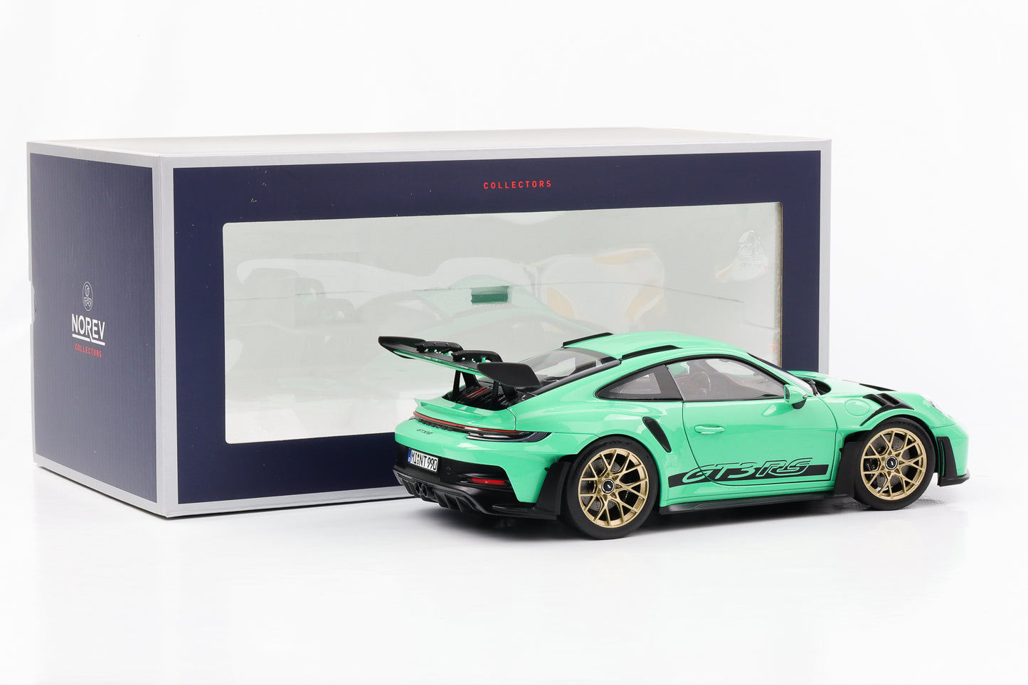 1:18 Porsche 911 992 II GT3 RS 2022 Mint green Felgen gold Norev 187362